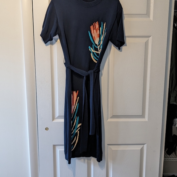 fit and flare knit dress The Alba Dress – Sleeveless Fit and Flare Knit Dress Made in the USA main image 0